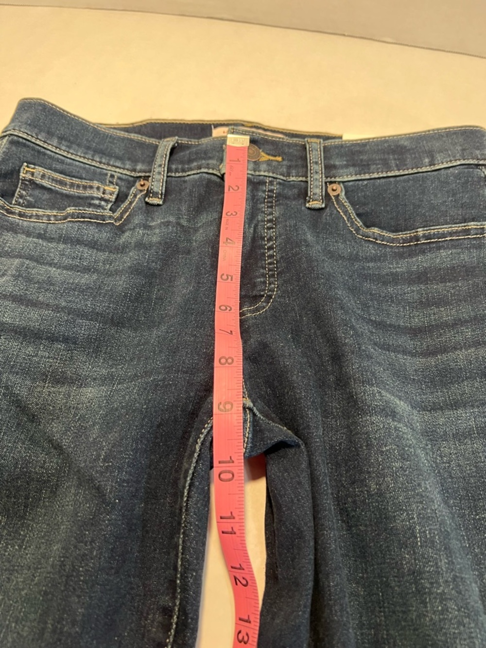 Lucky Brand Ava Mid Rise Skinny Jeans Womens size 6/28 Dark Wash Stretch - Picture 6 of 8